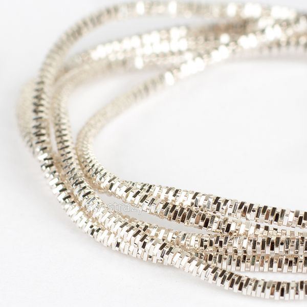 Канитель трунцал Серебро 1 мм (5гр)