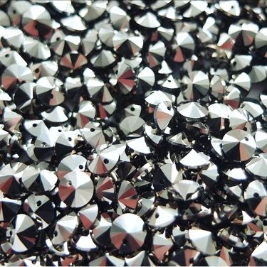 Кулоны 6428 6 mm Crystal Metallic Light Gold2X