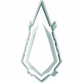 4731/S 18x9 mm 1PH2OH Rhodium Plating